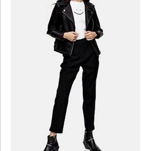 high waisted black trousers pants